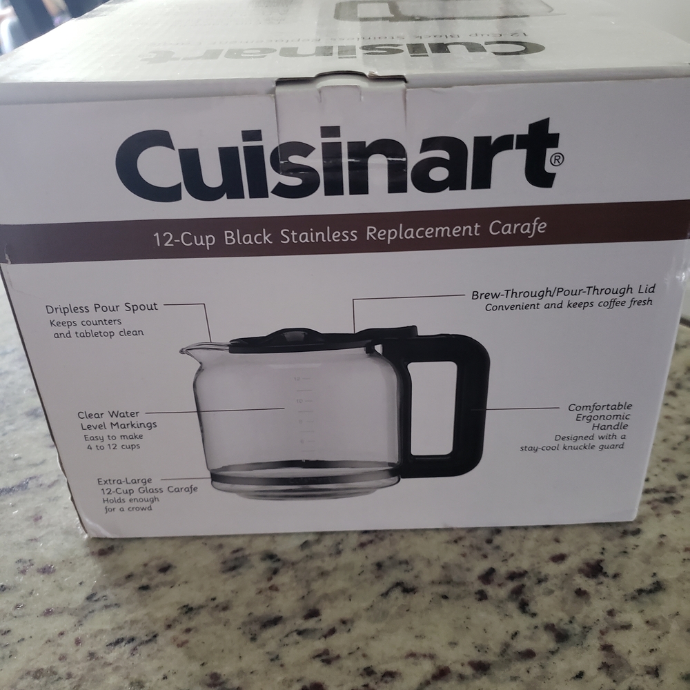 Cuisinart Black Stainless Steel Coffee Carafe - Picture 2 of 3
